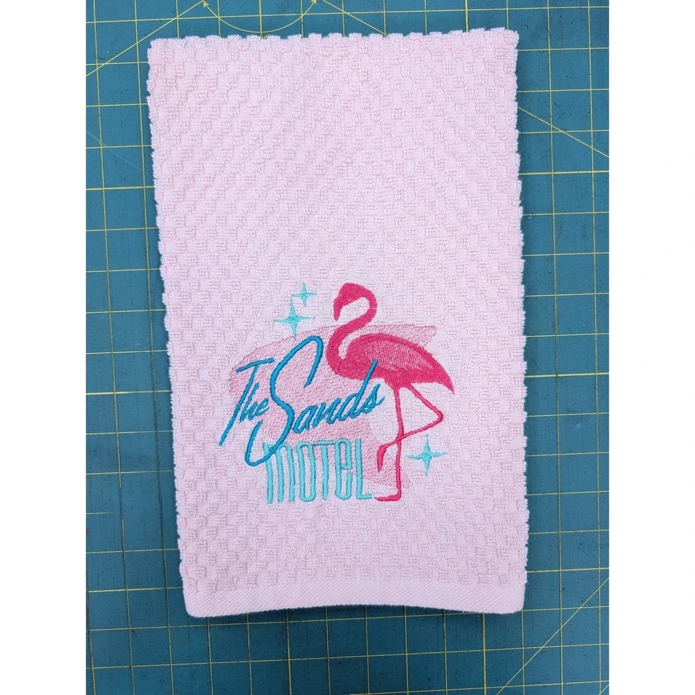 The Sands Hotel Retro Mid Century Modern Kitchen Bath Bar Towel Great Gift Idea!